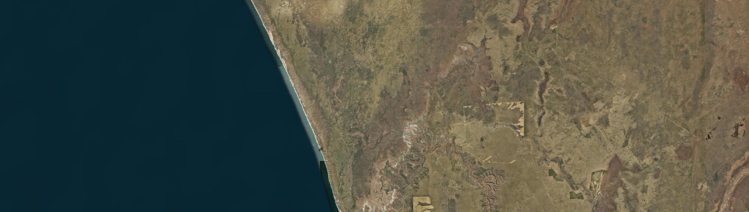Aerial view of Zuytdorp, WA