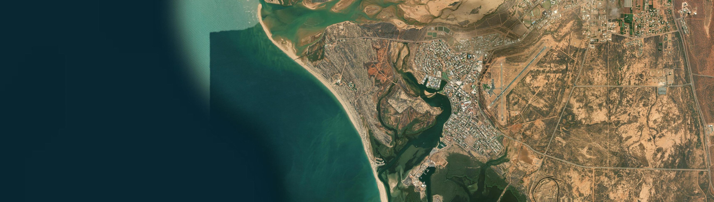 Aerial view of Babbage Island, WA