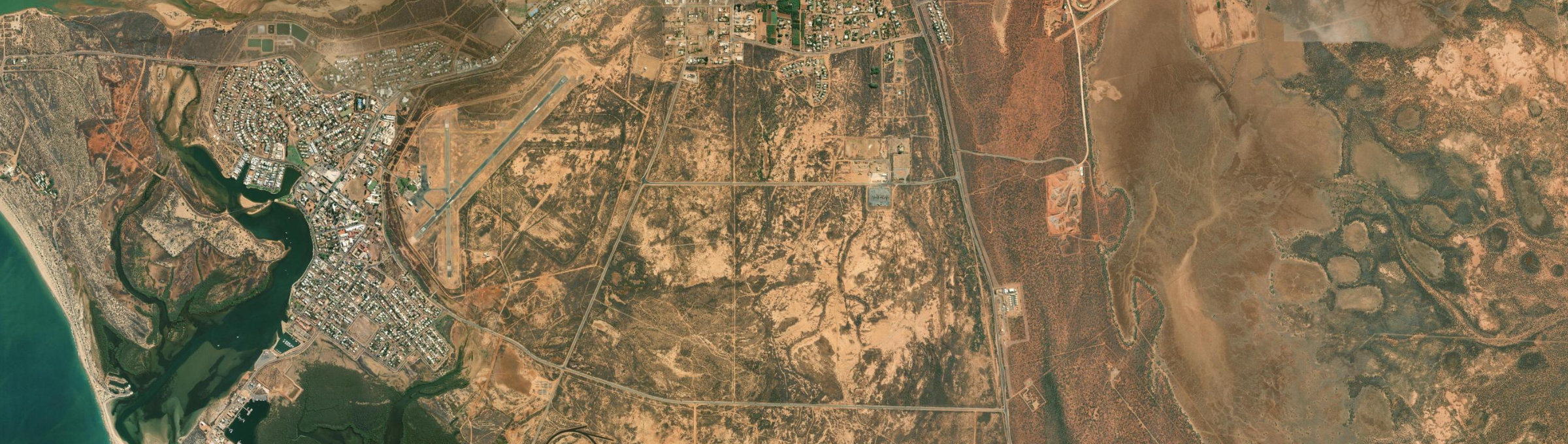 Aerial view of Greys Plain, WA