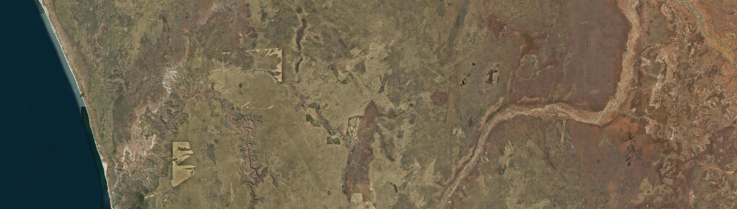 Aerial view of Eurardy, WA