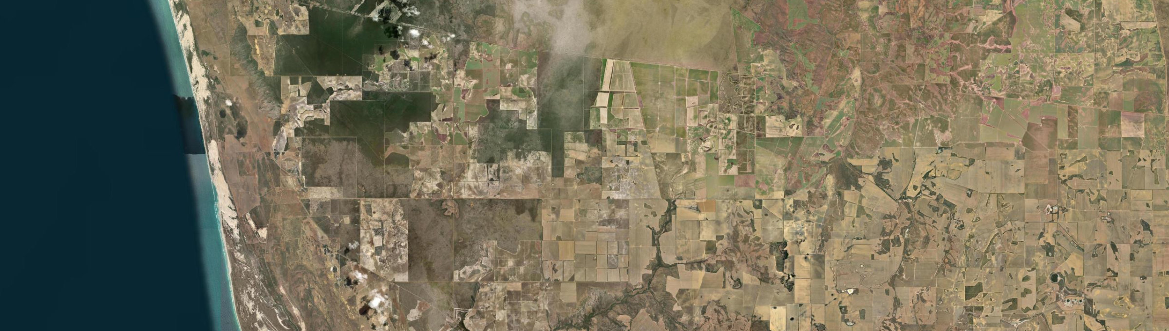 Aerial view of West Binnu, WA