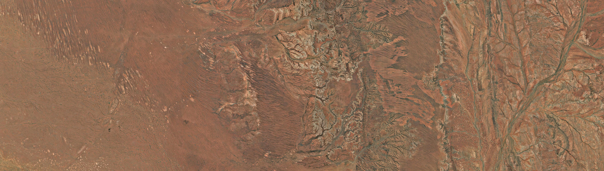 Aerial view of Kennedy Range, WA