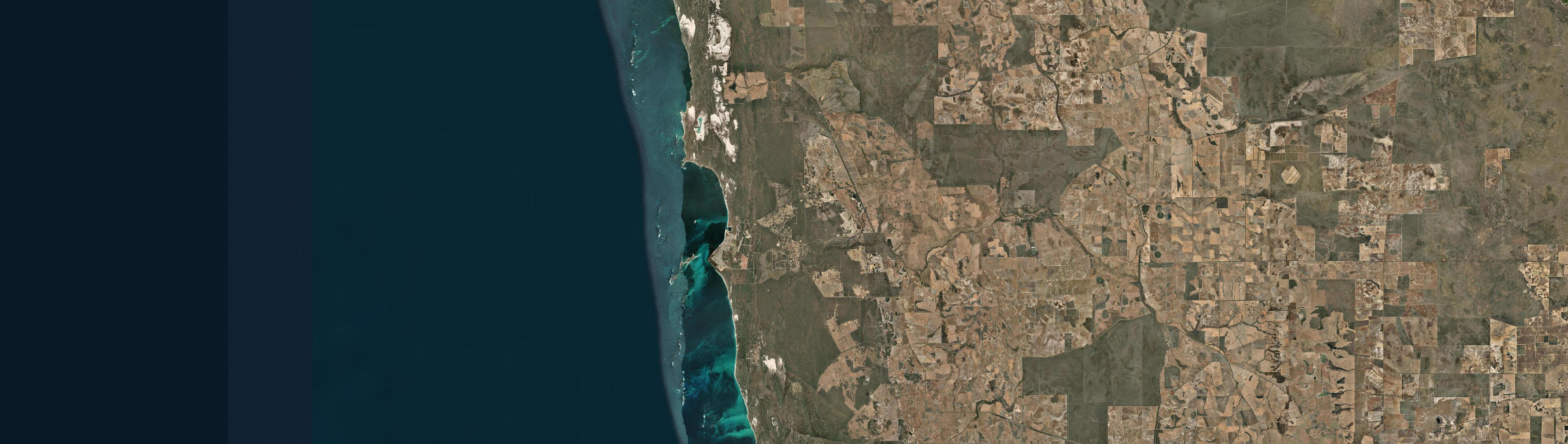 Aerial view of Jurien Bay, WA