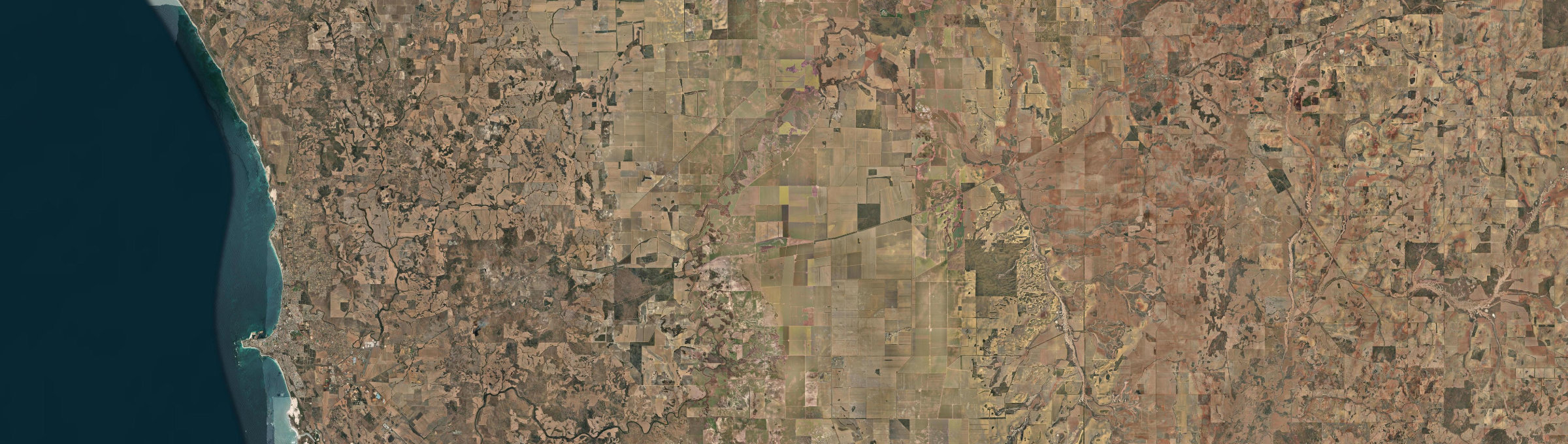 Aerial view of Ambania, WA