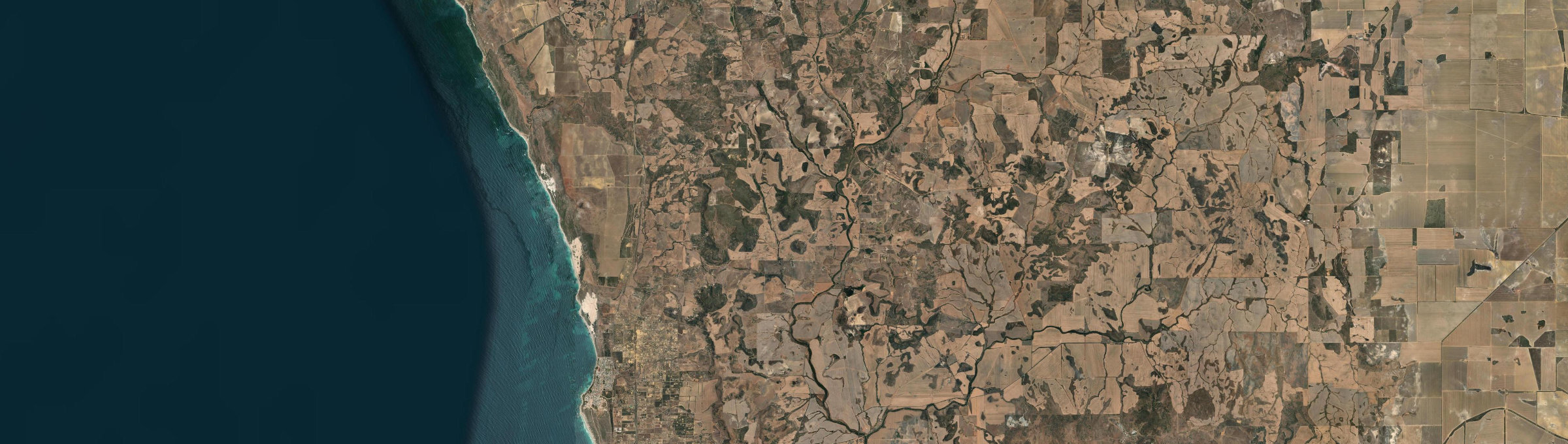 Aerial view of Yetna, WA