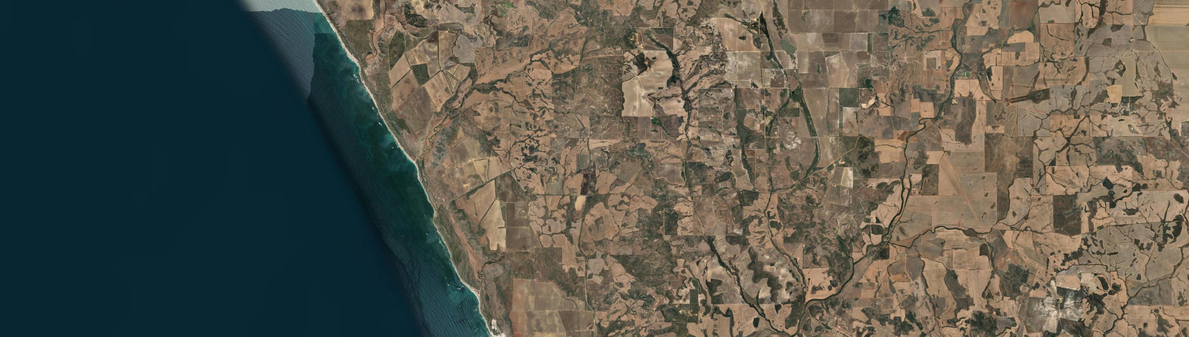 Aerial view of Howatharra, WA