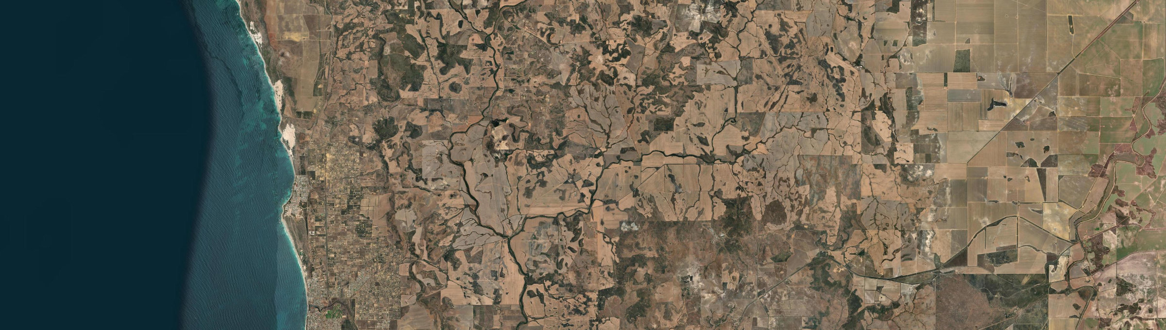 Aerial view of Narra Tarra, WA