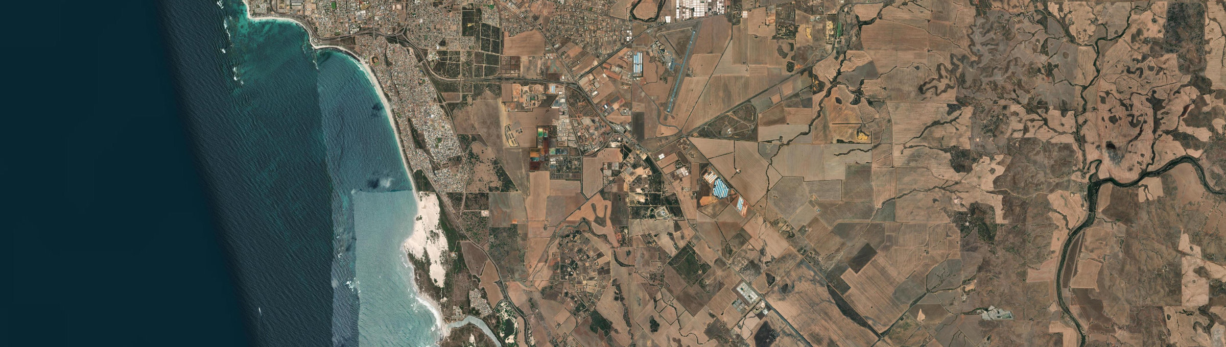 Aerial view of Narngulu, WA