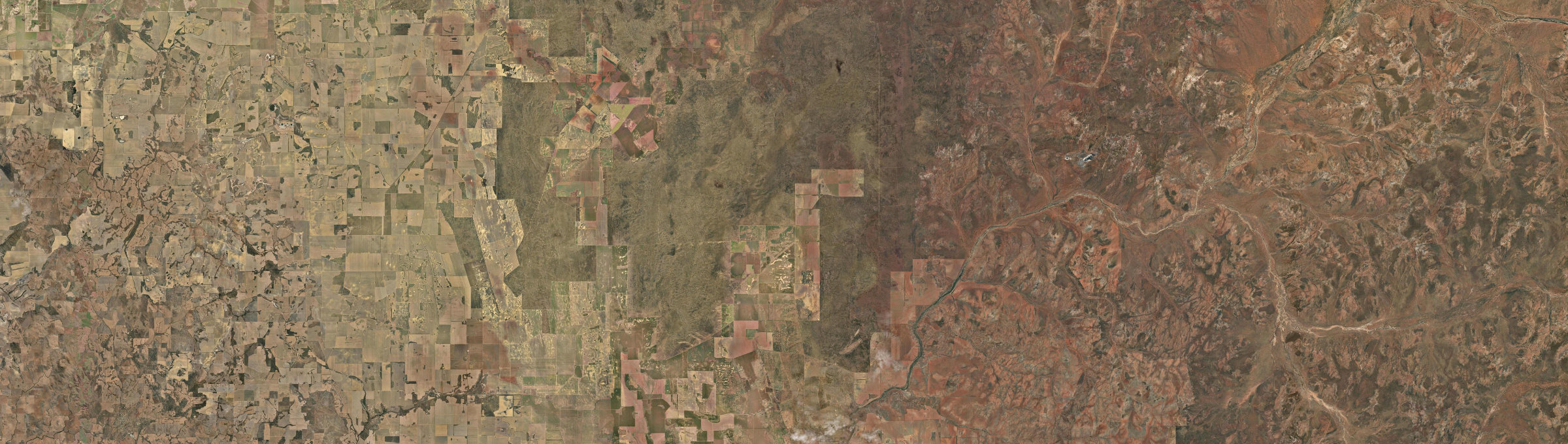 Aerial view of Wandana (WA), WA