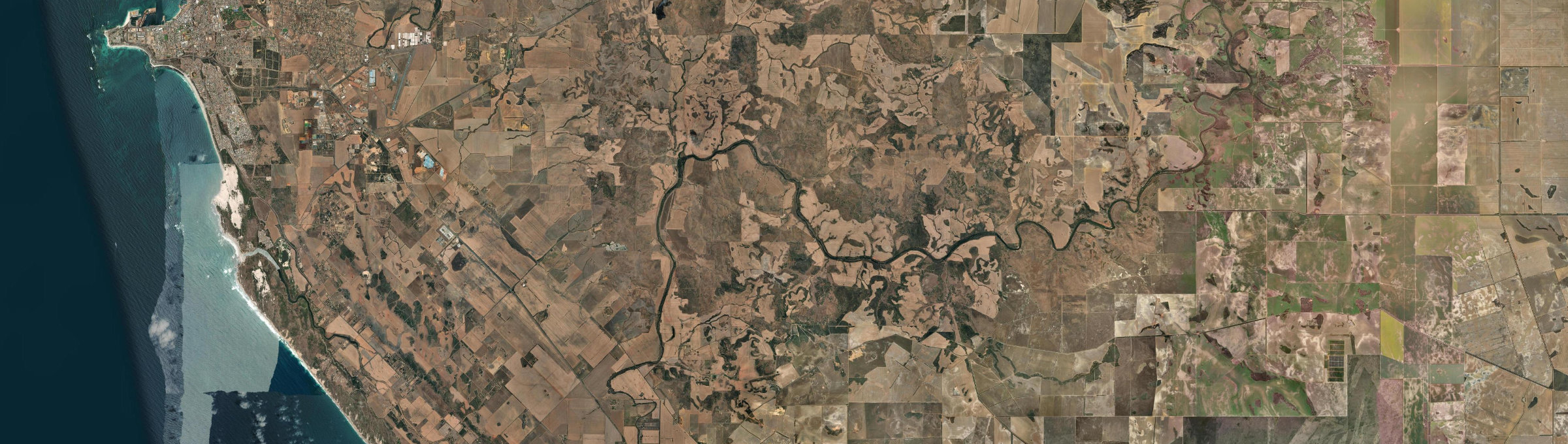 Aerial view of Minnenooka, WA
