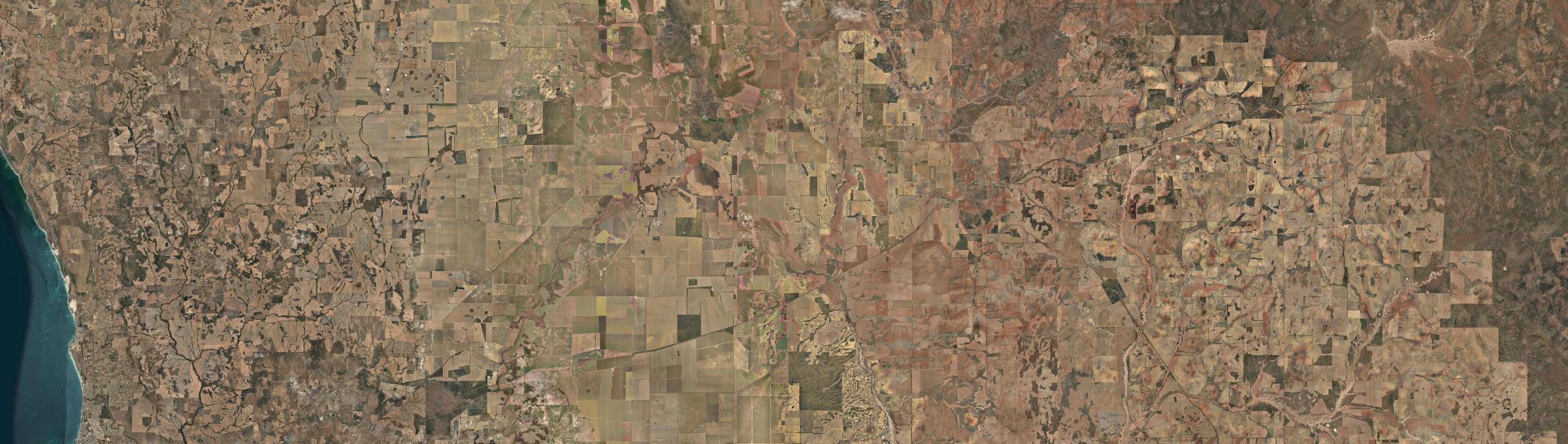 Aerial view of Tenindewa, WA