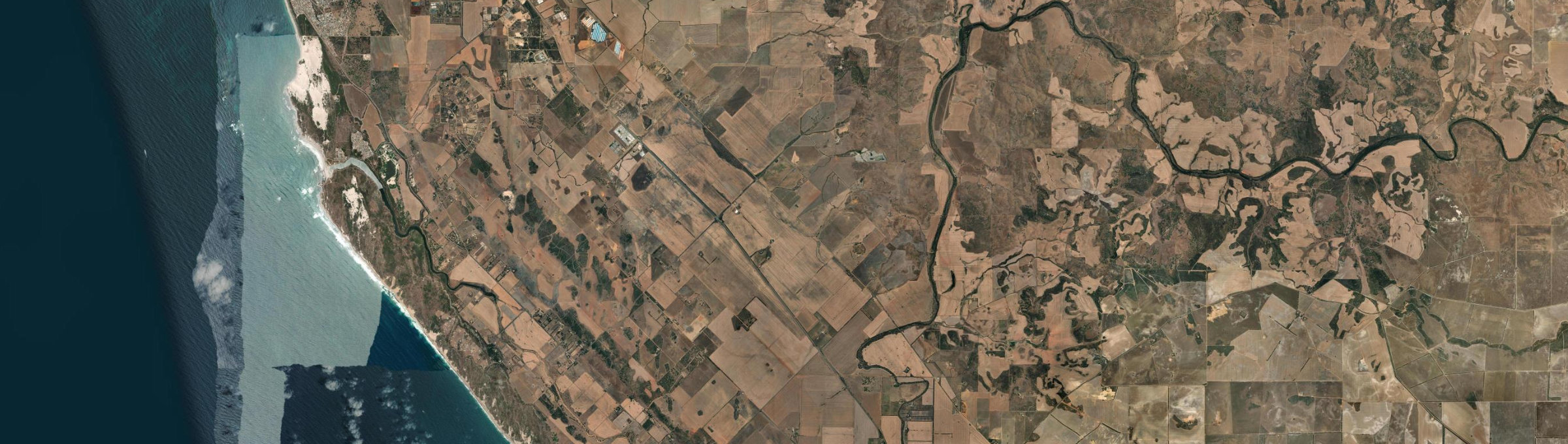 Aerial view of Georgina (WA), WA