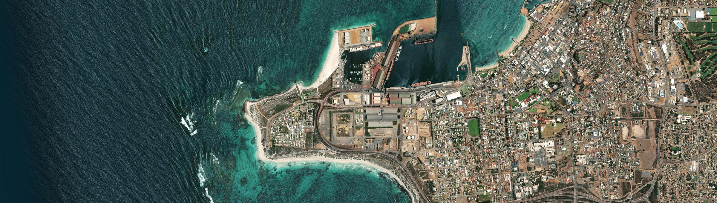 Aerial view of West End (WA), WA
