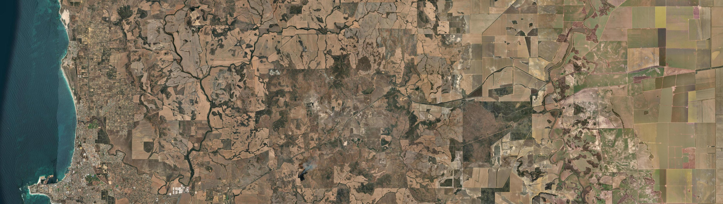 Aerial view of Kojarena, WA
