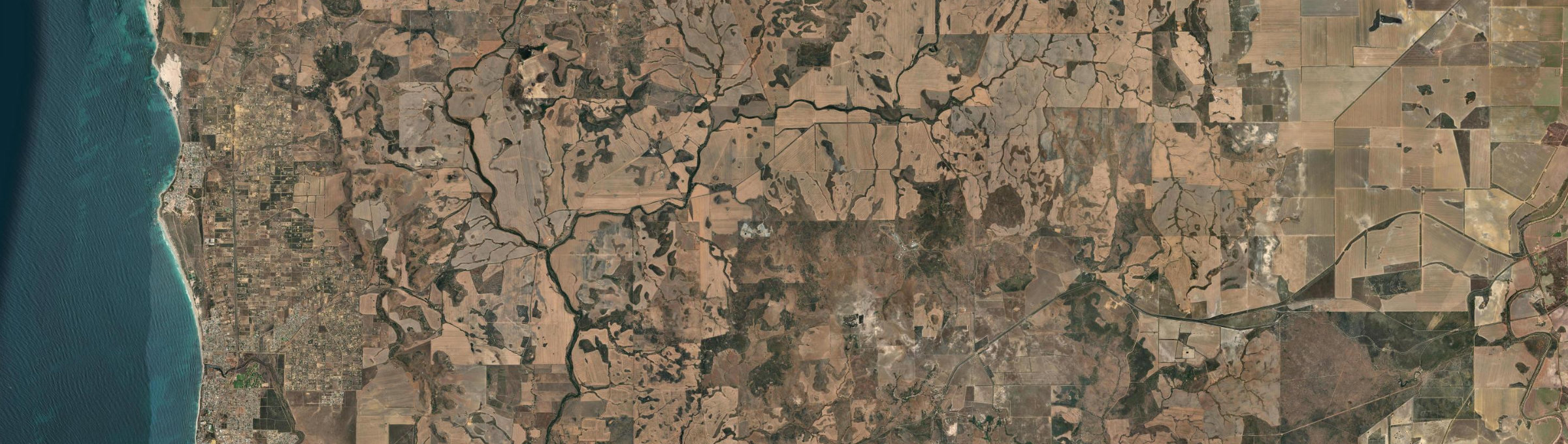 Aerial view of East Chapman, WA