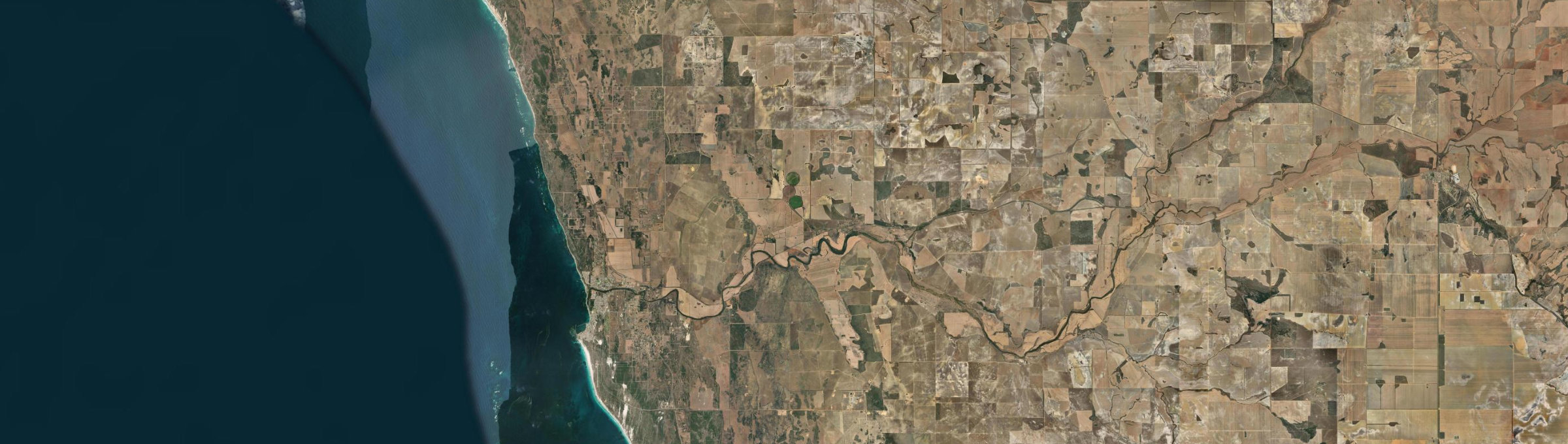 Aerial view of Yardarino, WA