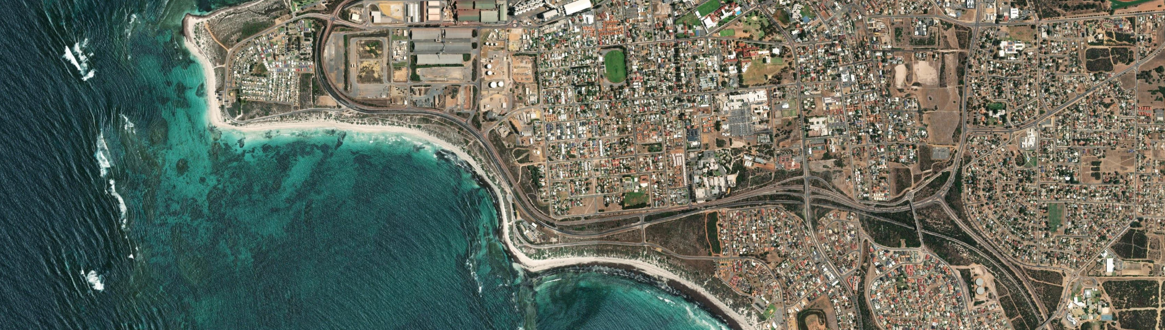 Aerial view of Beachlands, WA