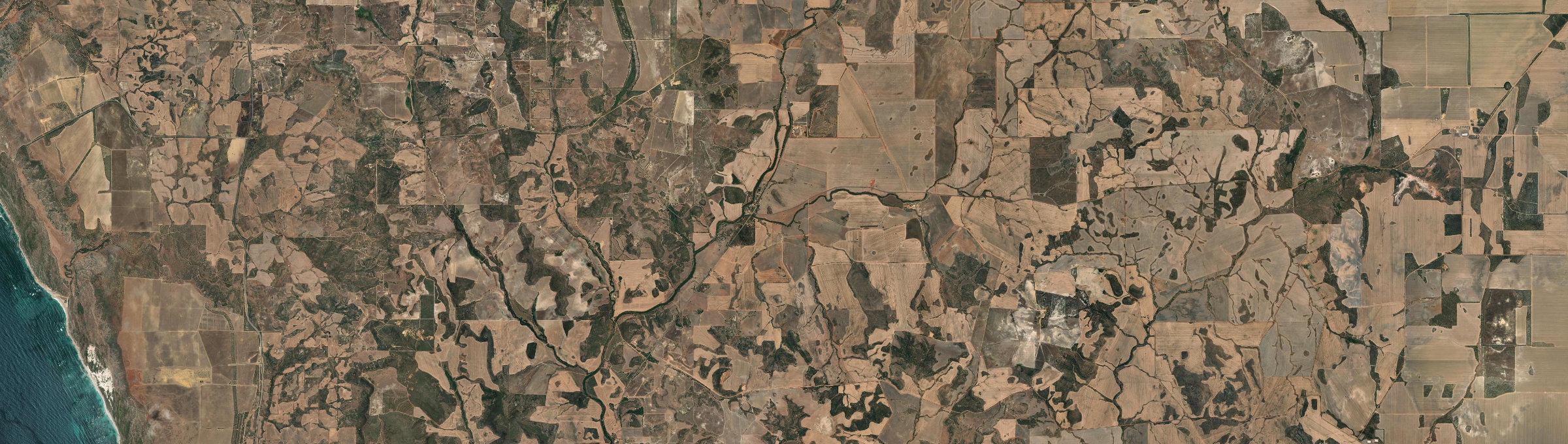 Aerial view of Nanson, WA