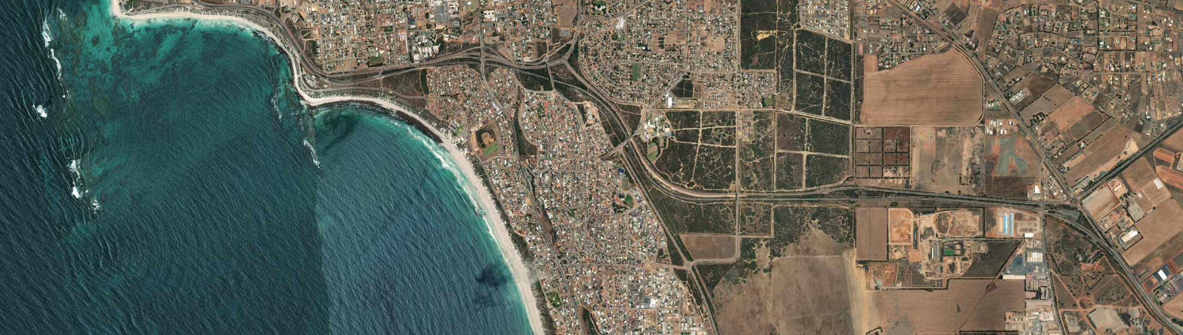 Aerial view of Mount Tarcoola, WA