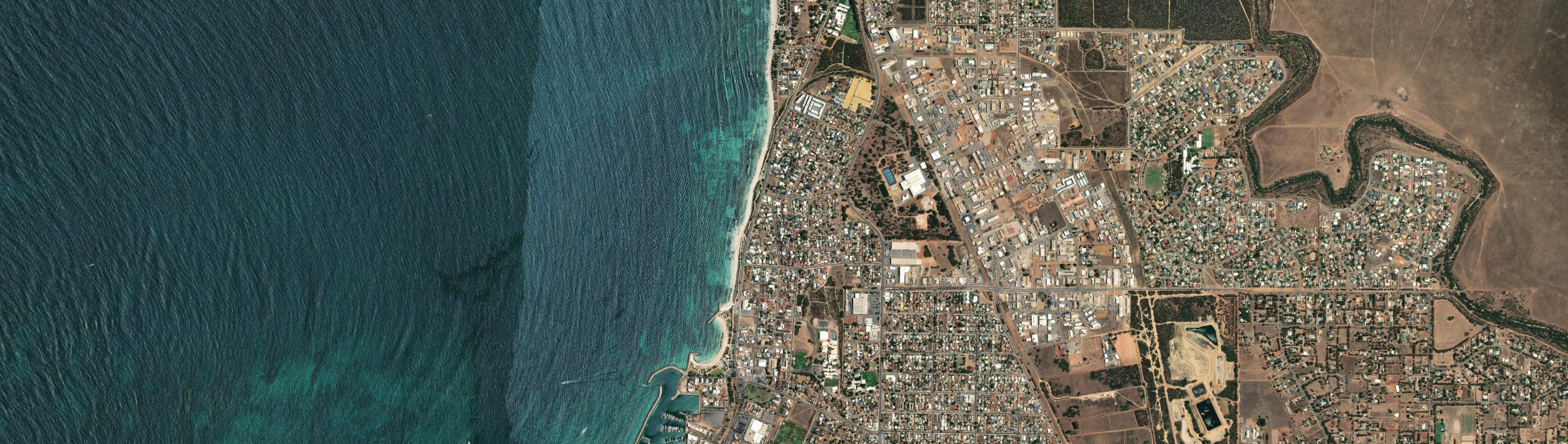 Aerial view of Beresford, WA