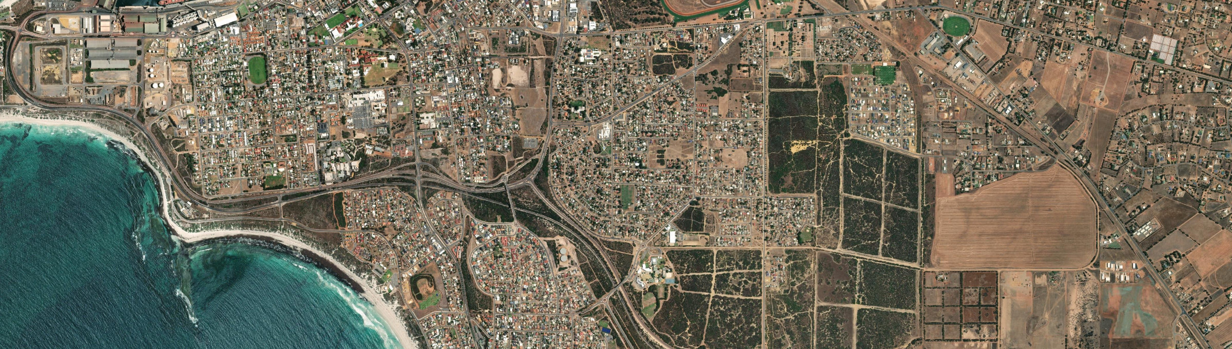 Aerial view of Rangeway, WA