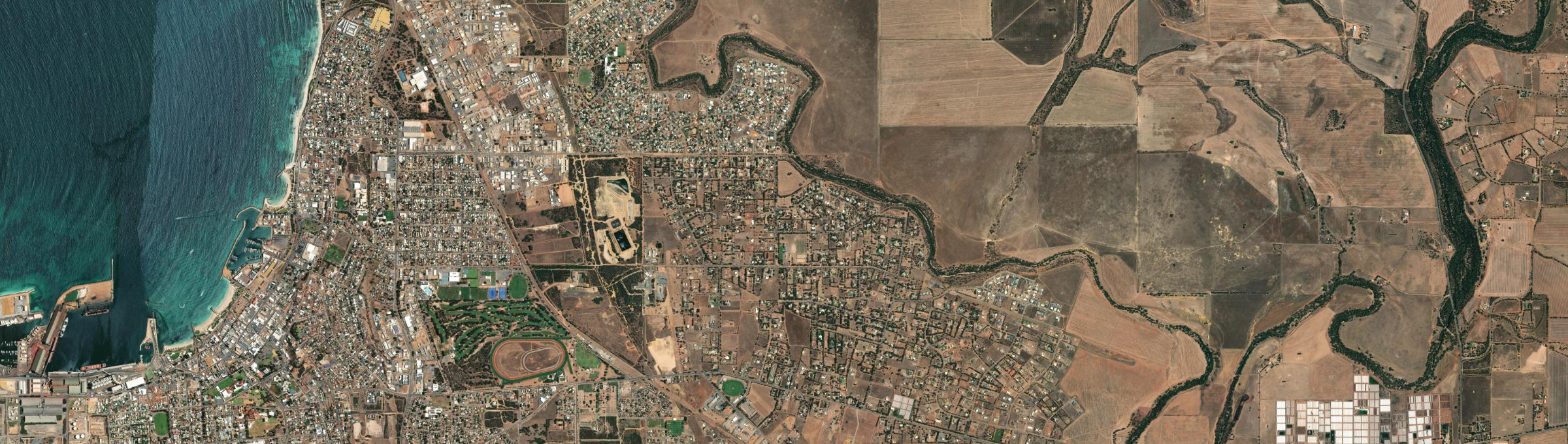 Aerial view of Woorree, WA