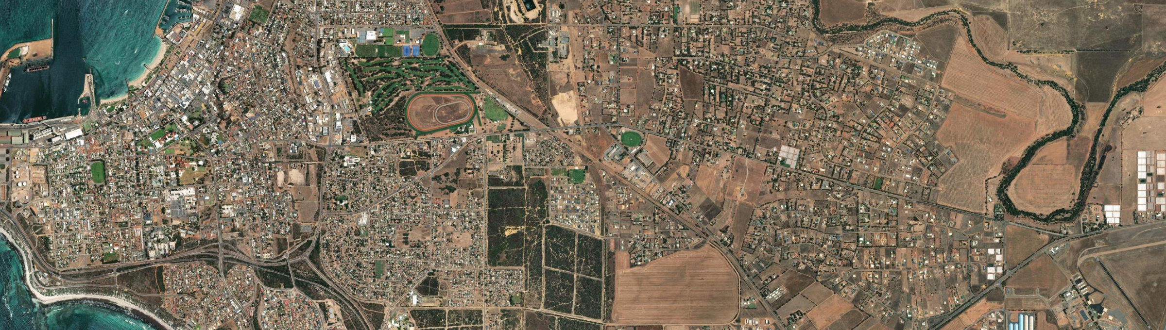 Aerial view of Utakarra, WA