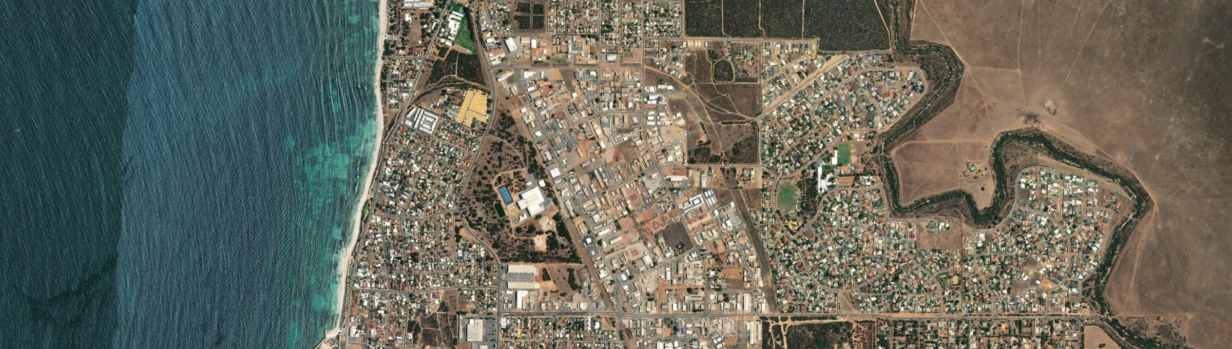 Aerial view of Webberton, WA
