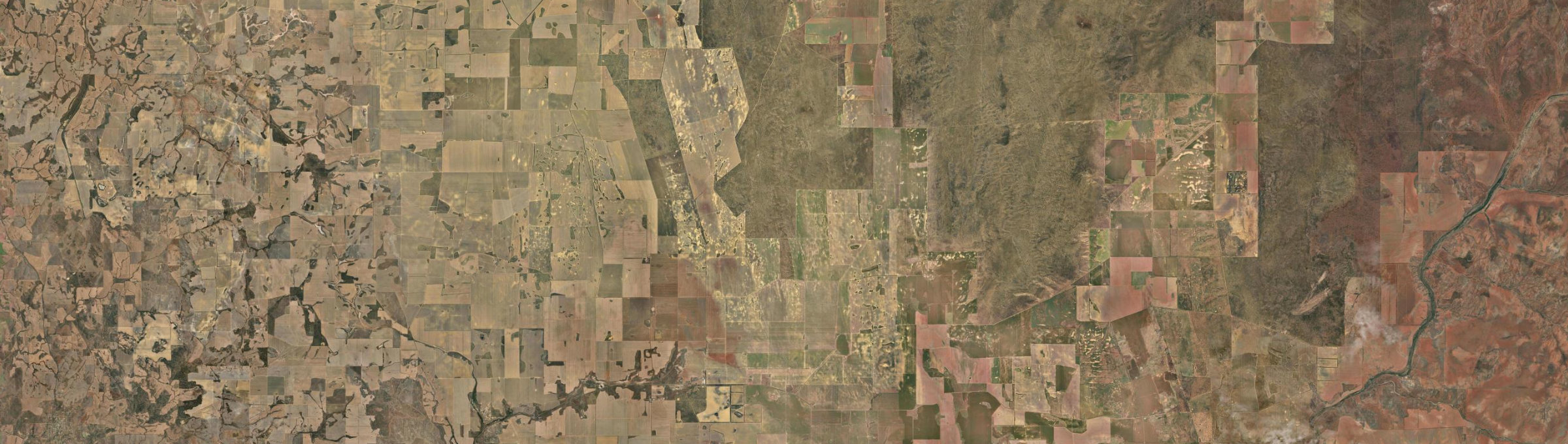 Aerial view of Yuna, WA