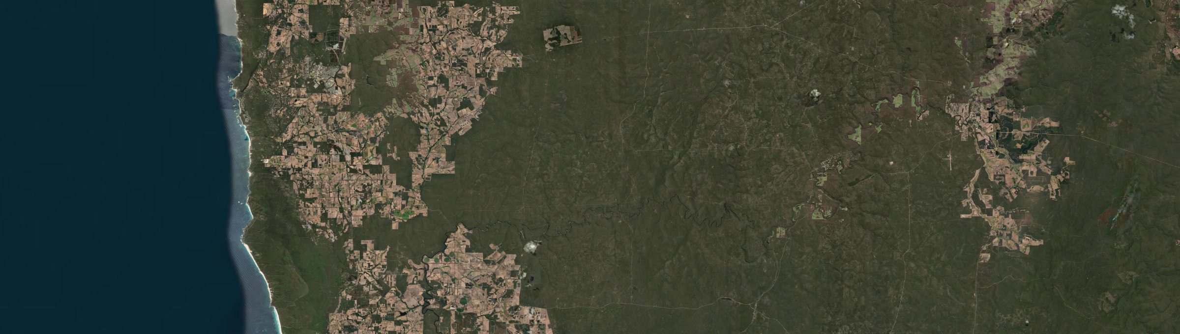 Aerial view of Schroeder, WA