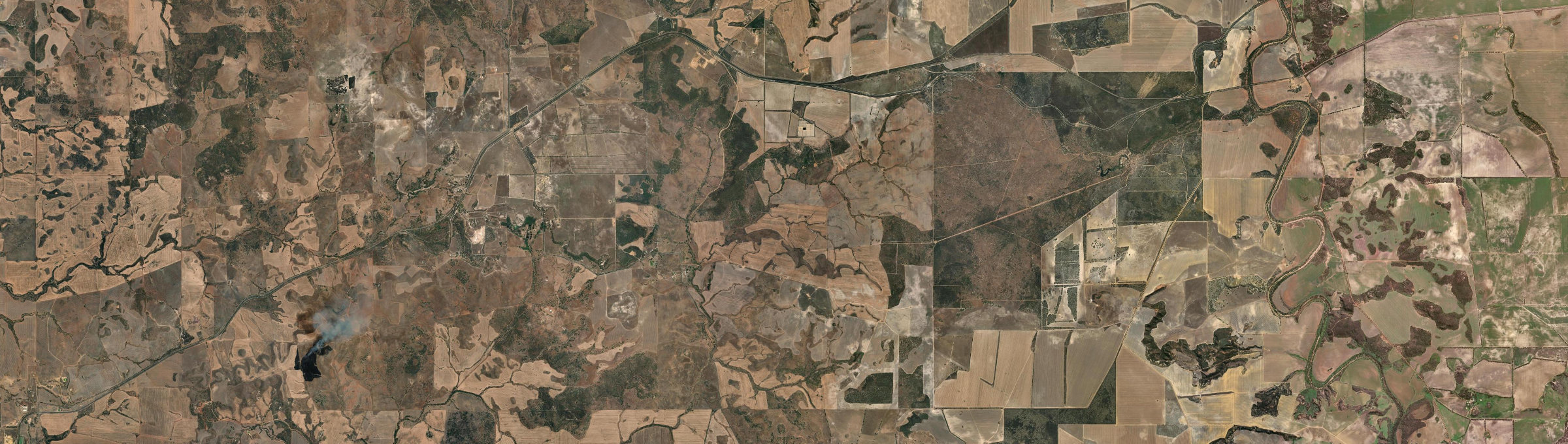 Aerial view of Tibradden, WA