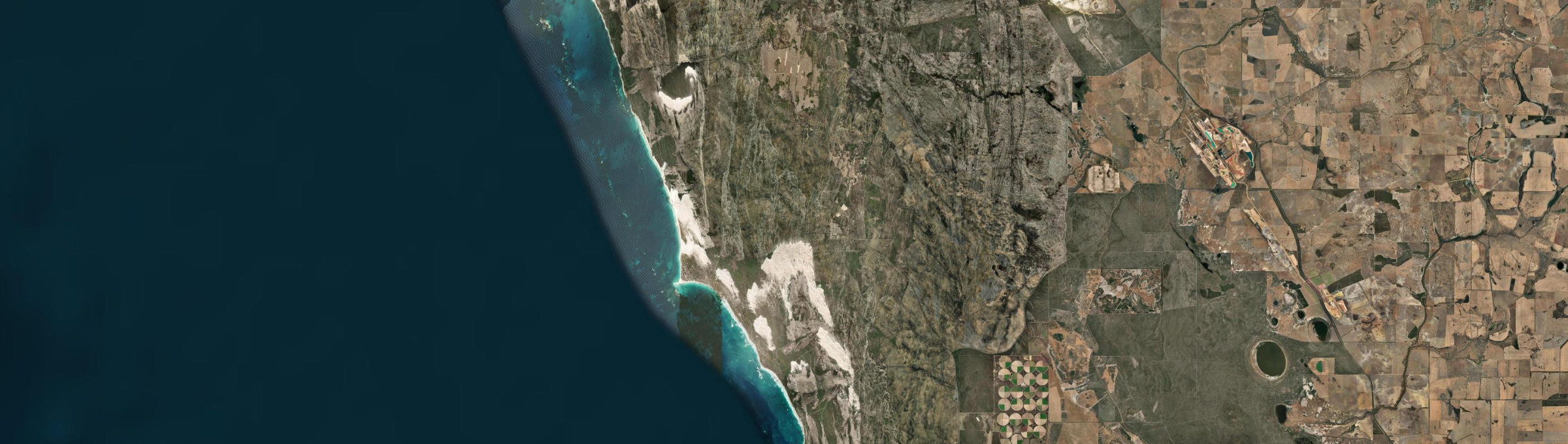 Aerial view of Wedge Island (WA), WA