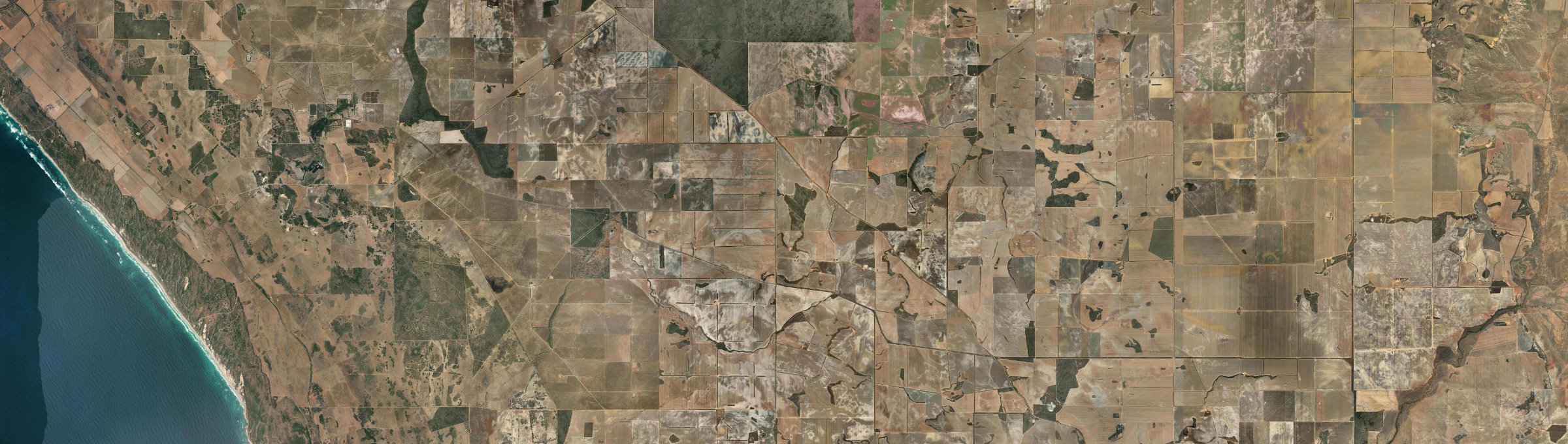 Aerial view of Allanooka, WA