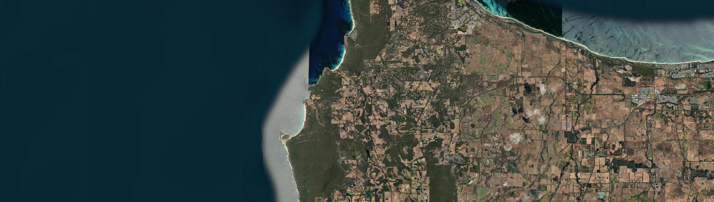 Aerial view of Yallingup, WA