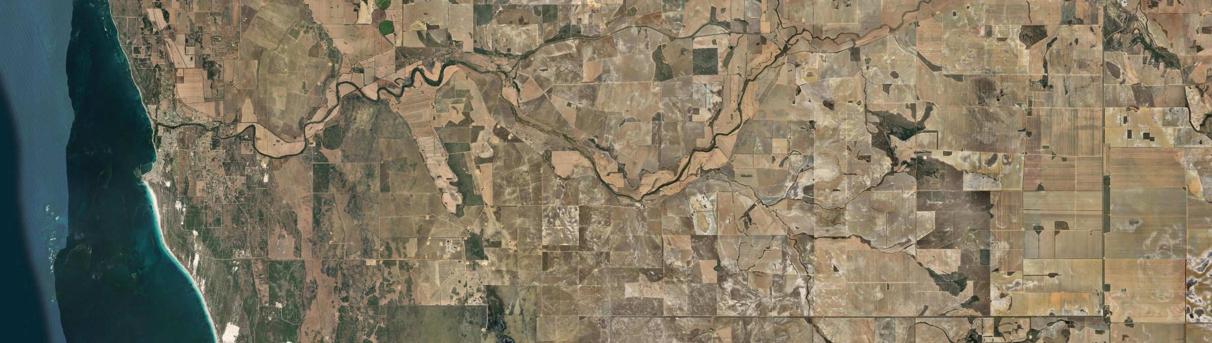 Aerial view of Milo, WA