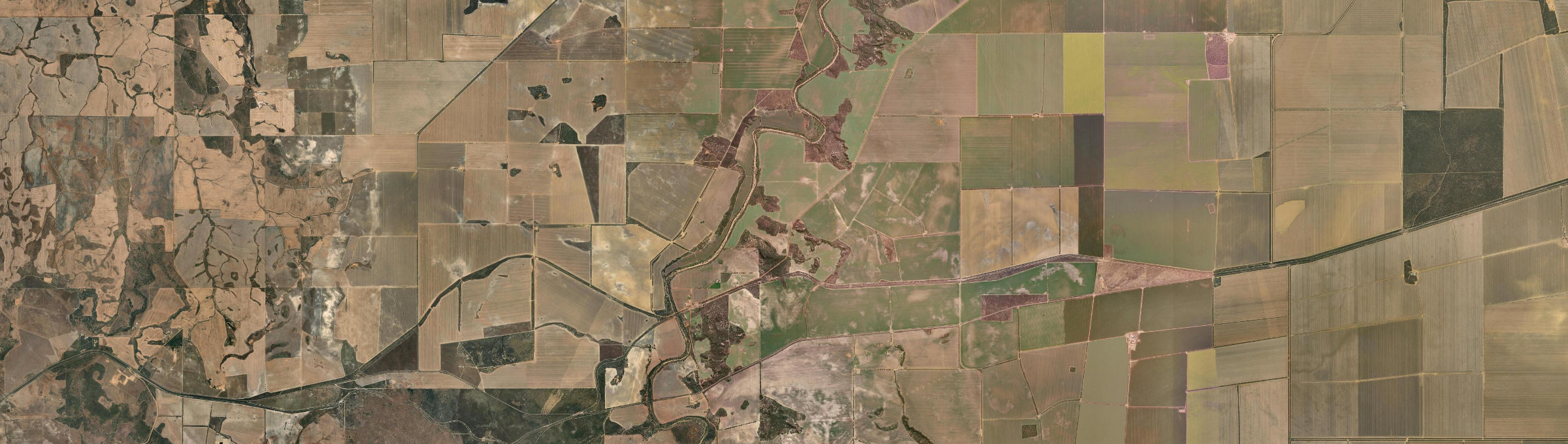 Aerial view of Eradu, WA