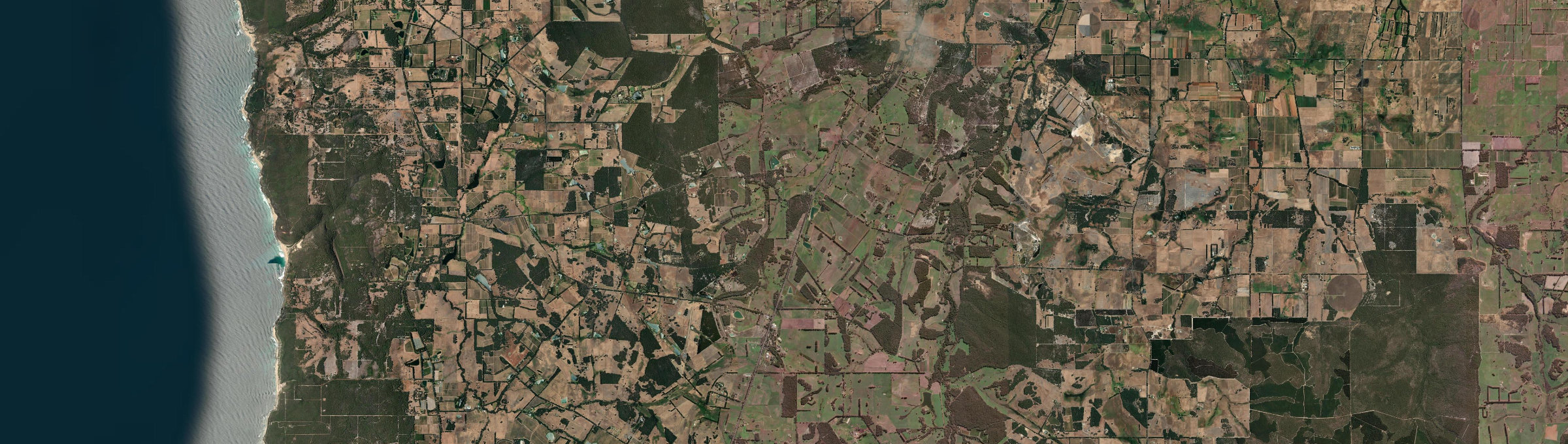 Aerial view of Metricup, WA