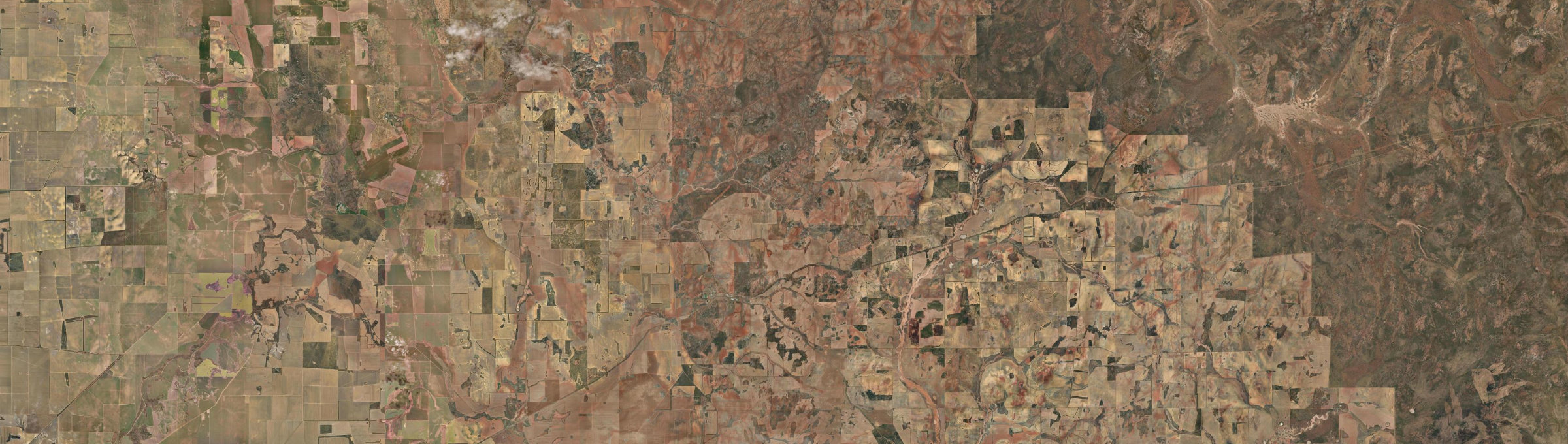 Aerial view of Mullewa, WA