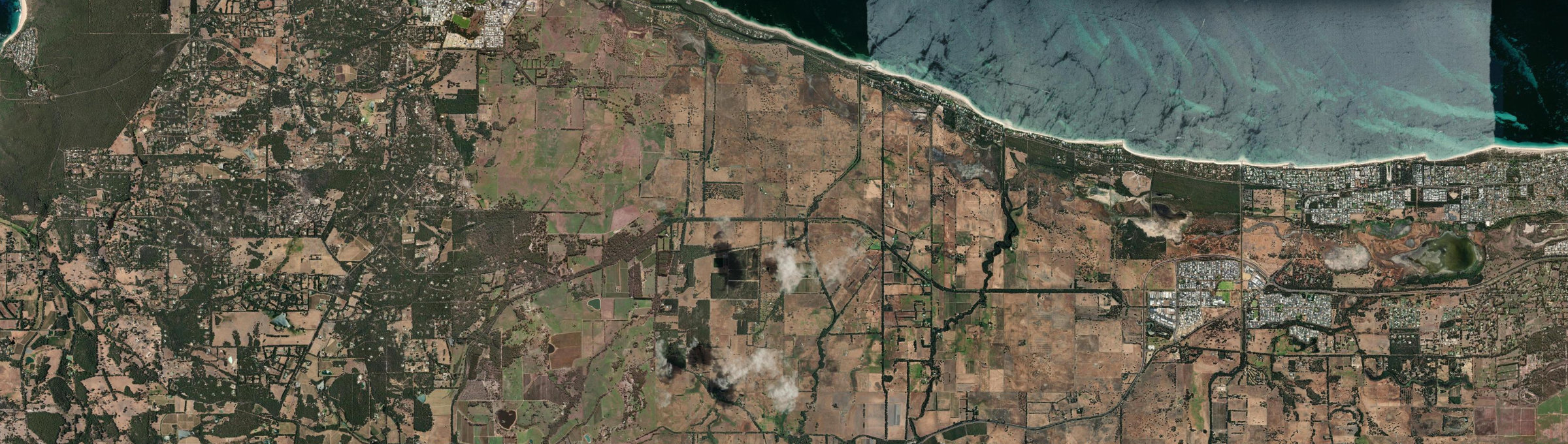 Aerial view of Anniebrook, WA