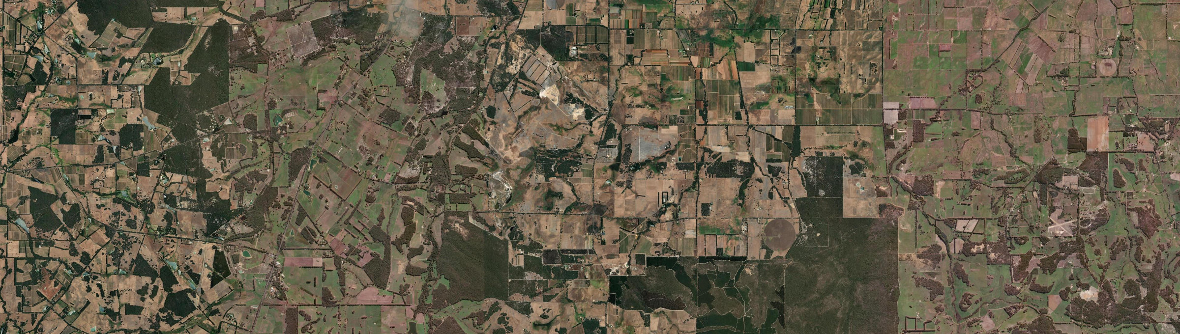 Aerial view of Kaloorup, WA