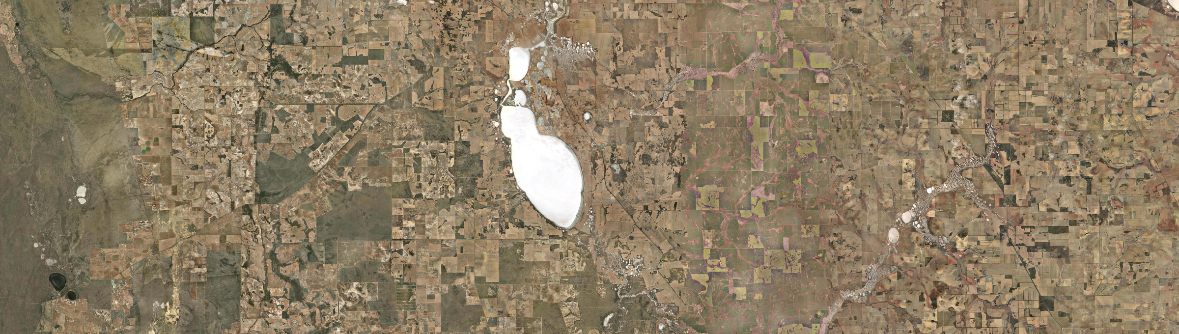 Aerial view of Carnamah, WA