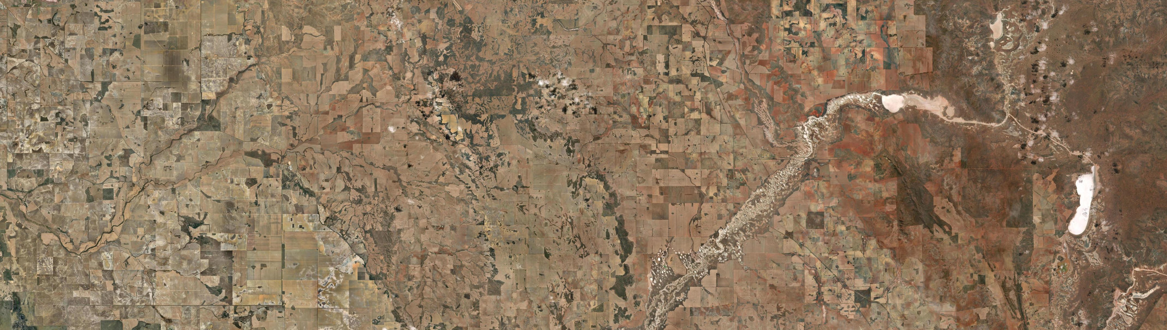 Aerial view of Merkanooka, WA