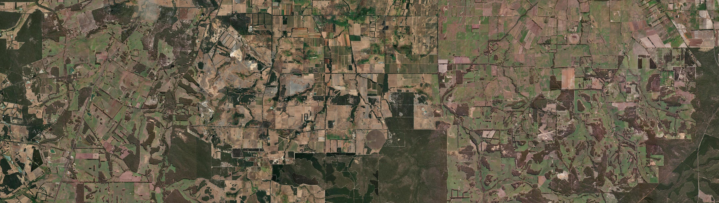 Aerial view of Boallia, WA