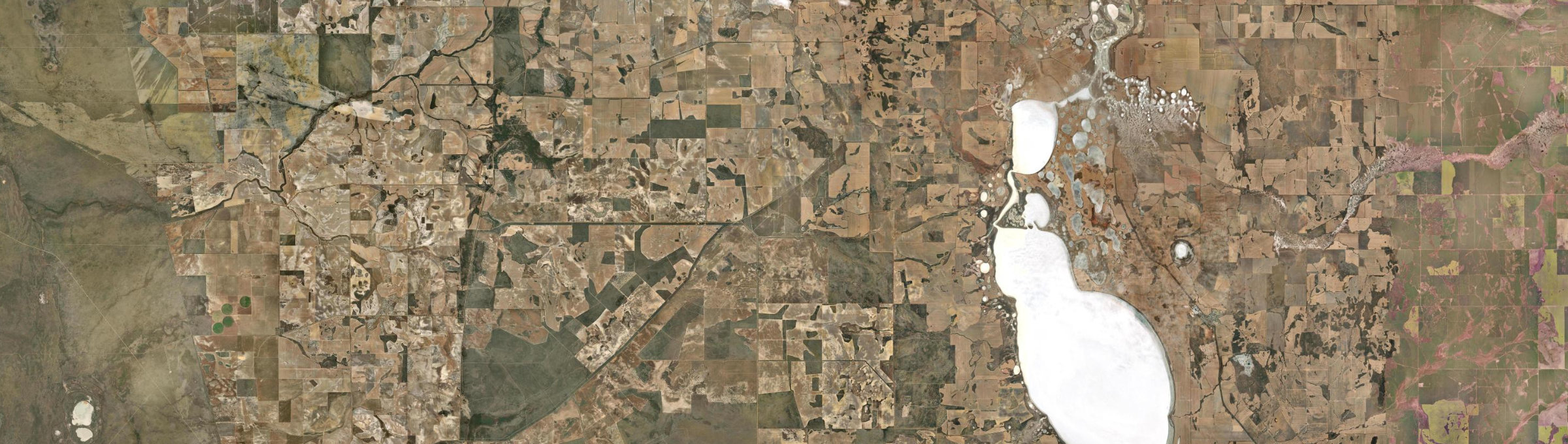 Aerial view of Kadathinni, WA