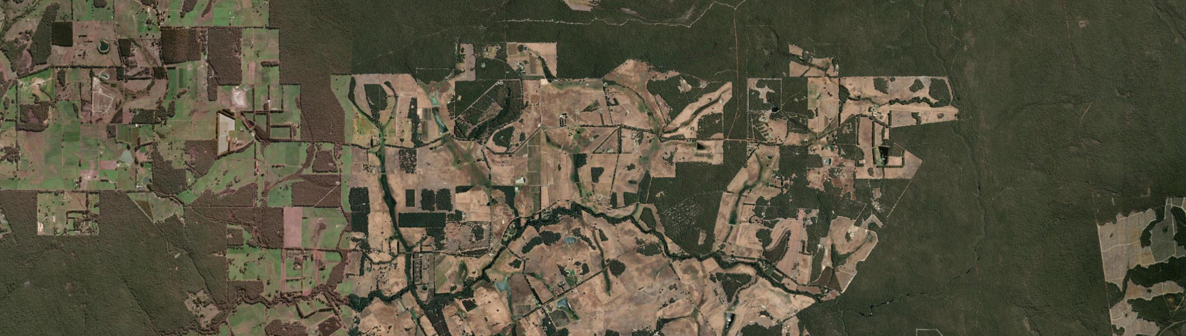 Aerial view of Osmington, WA