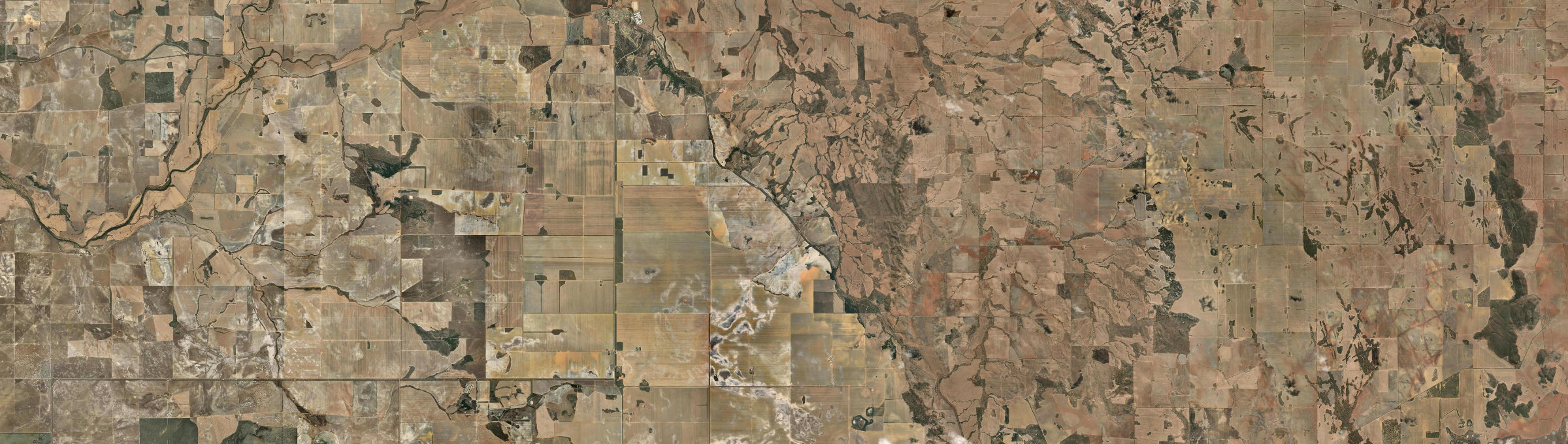 Aerial view of Bundanoon (WA), WA