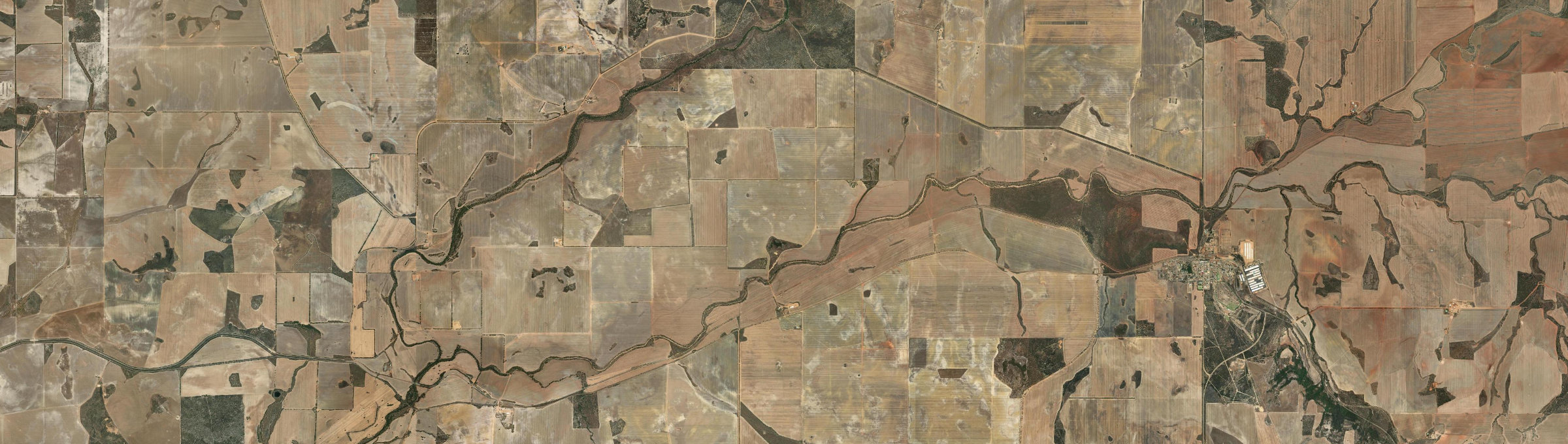Aerial view of Lockier, WA