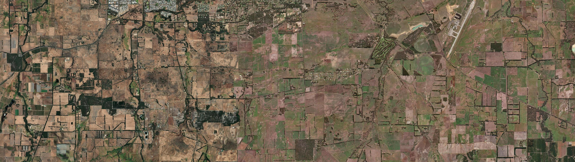 Aerial view of Ambergate, WA