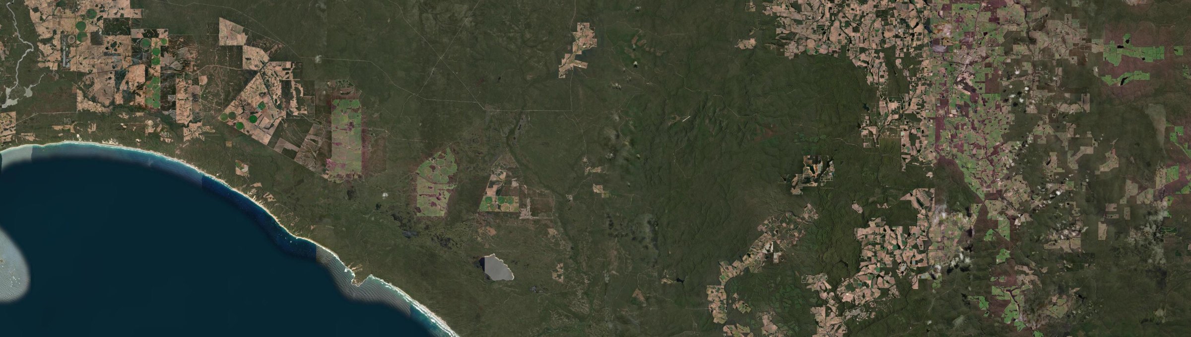 Aerial view of Peerabeelup, WA