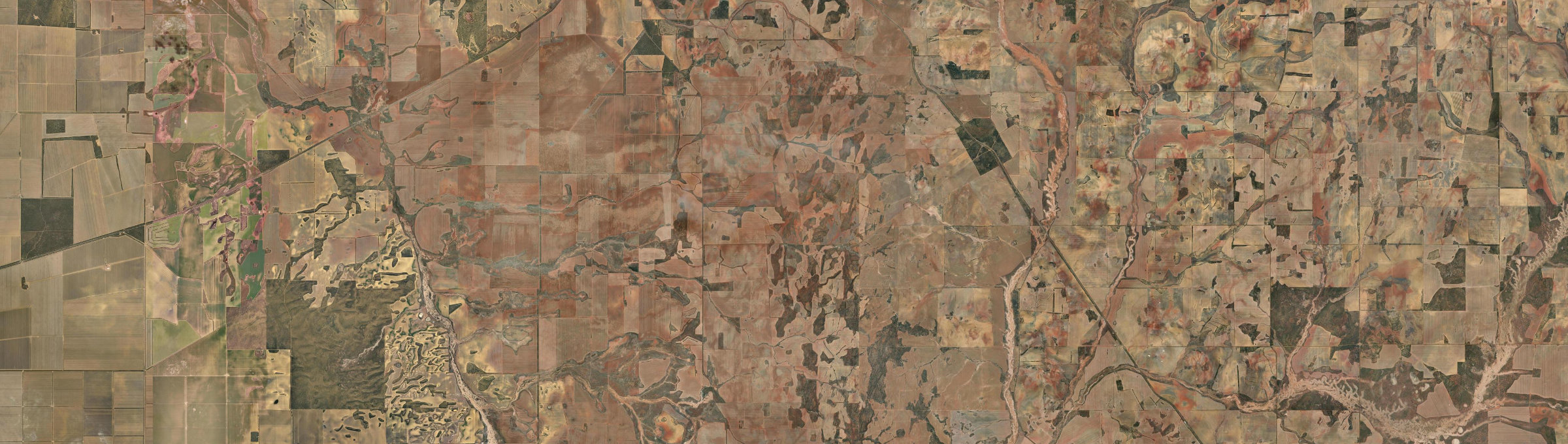 Aerial view of Devils Creek, WA